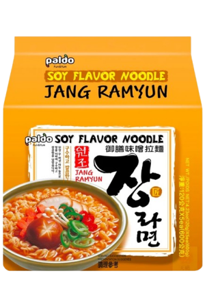 Paldo Soy Flavour Noodle Jang Ramyun 120g5pk