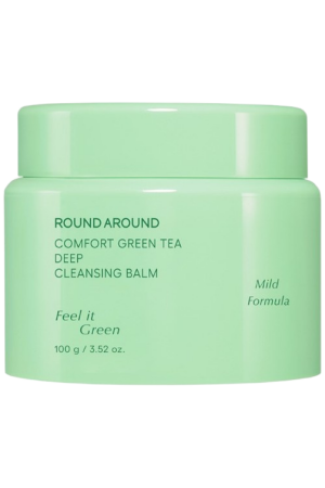 Round Around Comfort Green Tea Deep Cleansing Balm