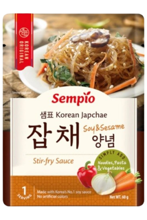 Sempio Korean Stir Fried Glass Noodle Vegetables Japchae Sauce 60g