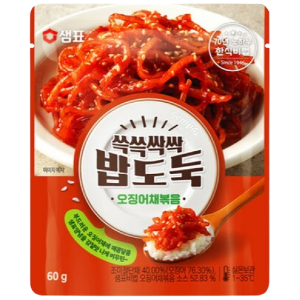 Sempio Sseuk Ssak Bapdoduk Spicy Stir Fried Dried Squid 60g
