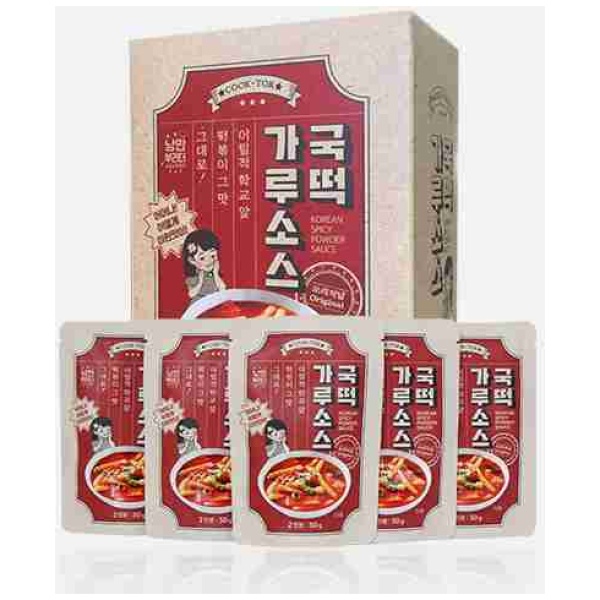 Sj Core Spicy Stir Fried Rice Cake Tteokbokki Cook Tok Power Sauce 250g