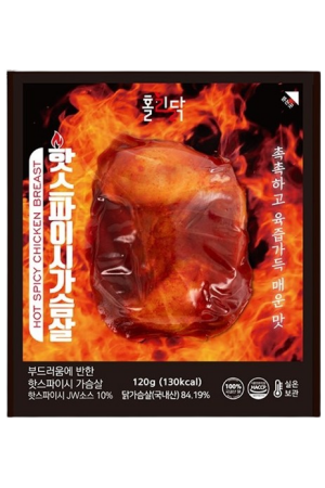 The One Food Holy Dak Hot Spicy Chicken Breast 120g