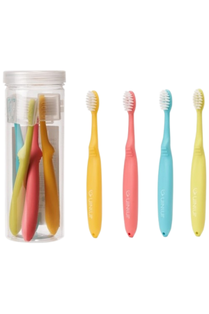 Uinlui Coconut Angel Kids Toothbrush 4pk